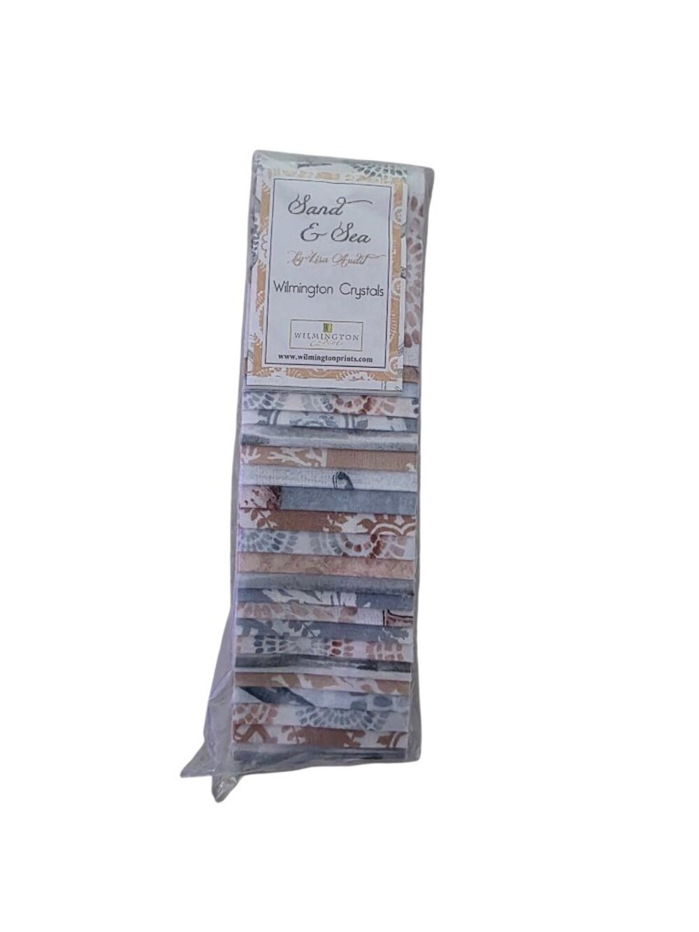 Sand & Sea Wilmington Crystals Lisa Audit 24 2 1/2" x 44" Strips Jelly Roll